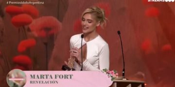 Marta Fort: "este es mi primer premio ganado, espero que sienta que sigo su legado de buena manera”
