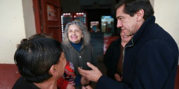 Carlos Sadir acompañó las fiestas patronales en honor a la Virgen del Rosario en Barro Negro